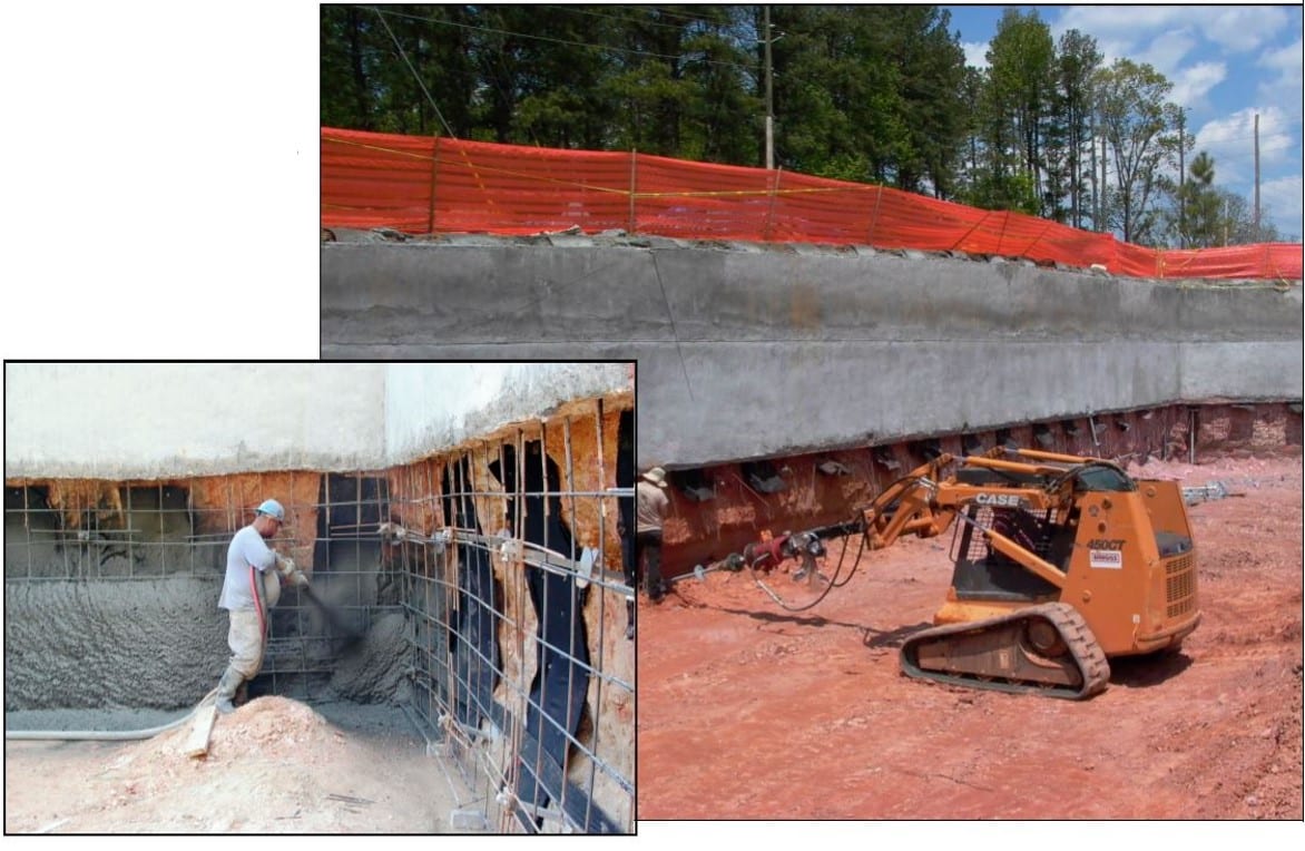Observations and Performance of a Soil Nail Shoring Wall in Seattle Silts  and Clays