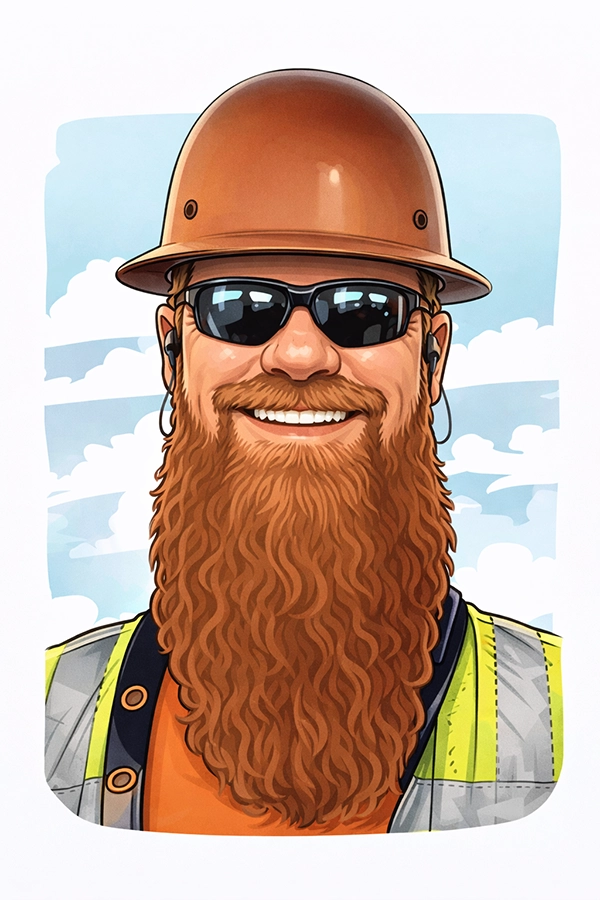 Caricature of Chad Myers