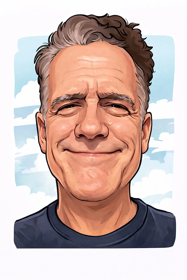 Caricature of Wayne Farris